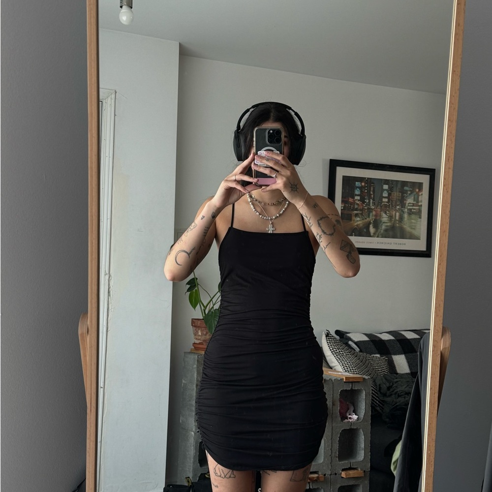 Black Spaghetti Strap Dress